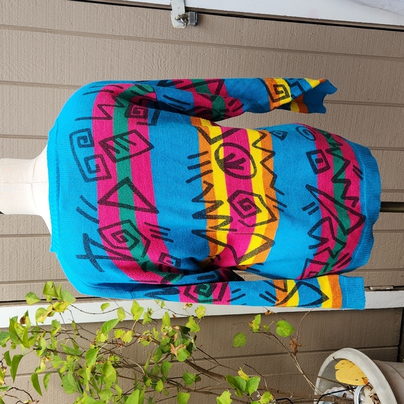 Vintage Eber International Sweater Medium - Picture 4 of 12